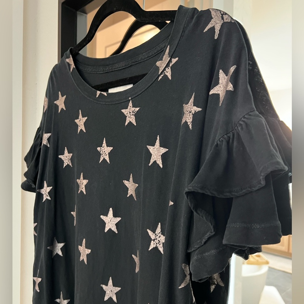 [Current Elliott] Ruffle Roadie Tee - Picture 6 of 9